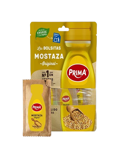 MOSTAZA "PRIMA" 180 SOBRES DE 4GR.
