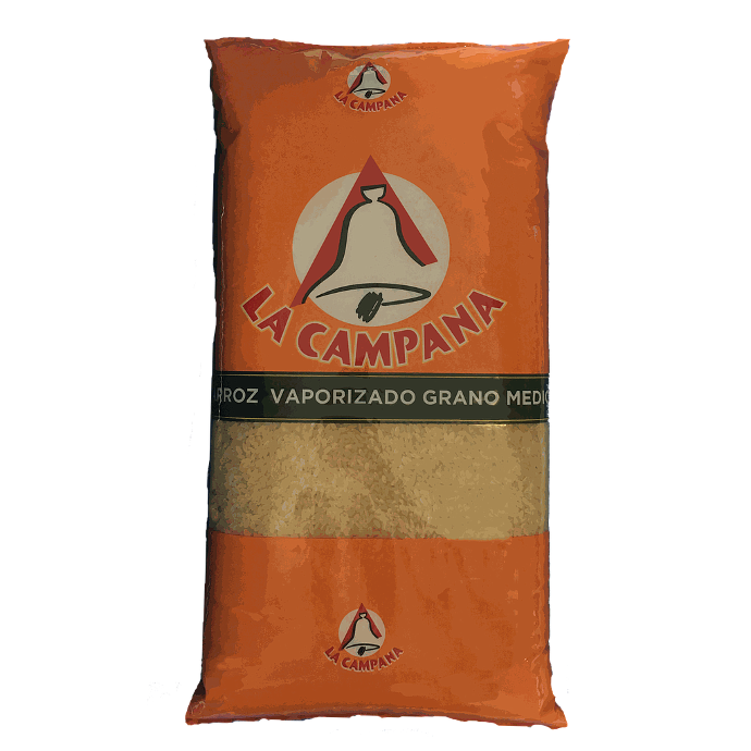 ARROZ VAPORIZADO MEDIO "LA CAMPANA" 5KG (REDONDO)