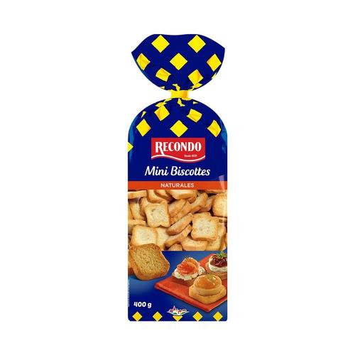 MINI BISCOTTES "RECONDO" 400GR.