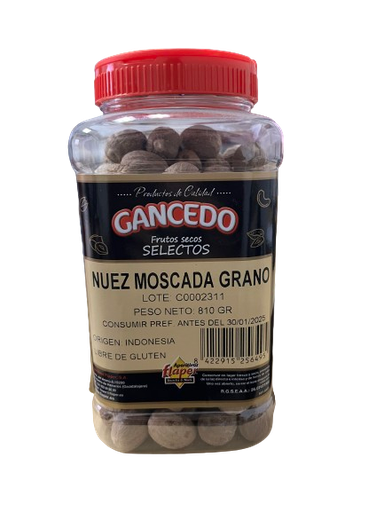 [PR/05712] NUEZ MOSCADA GRANO 820GR.