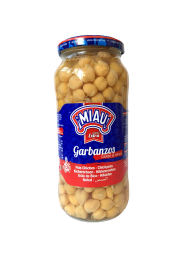 [1109] GARBANZO COCIDO "MIAU" 580 GRS.